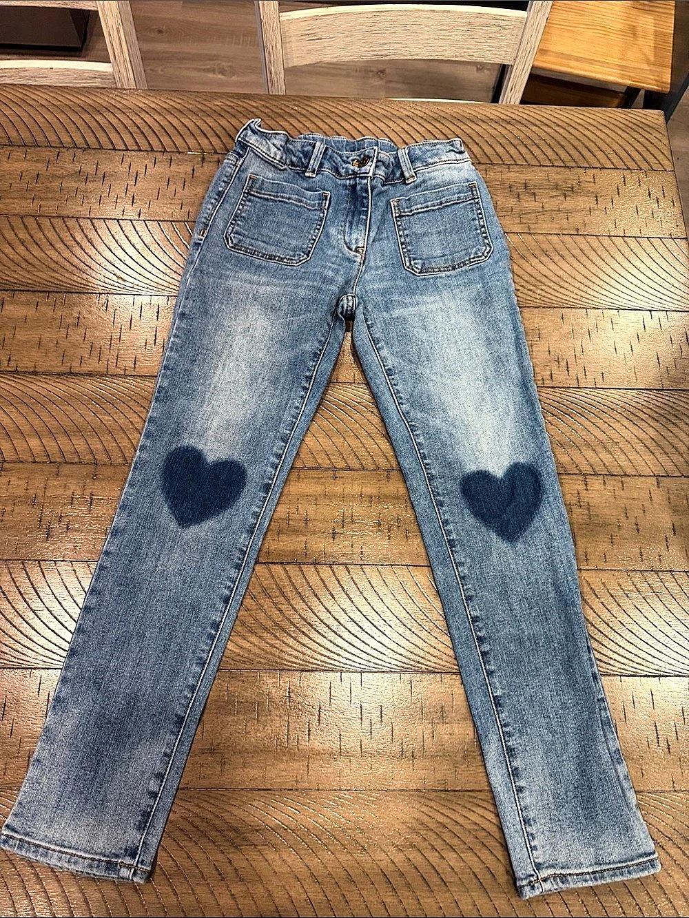 crewcuts Girls Jeans with Heart Details Size 12
